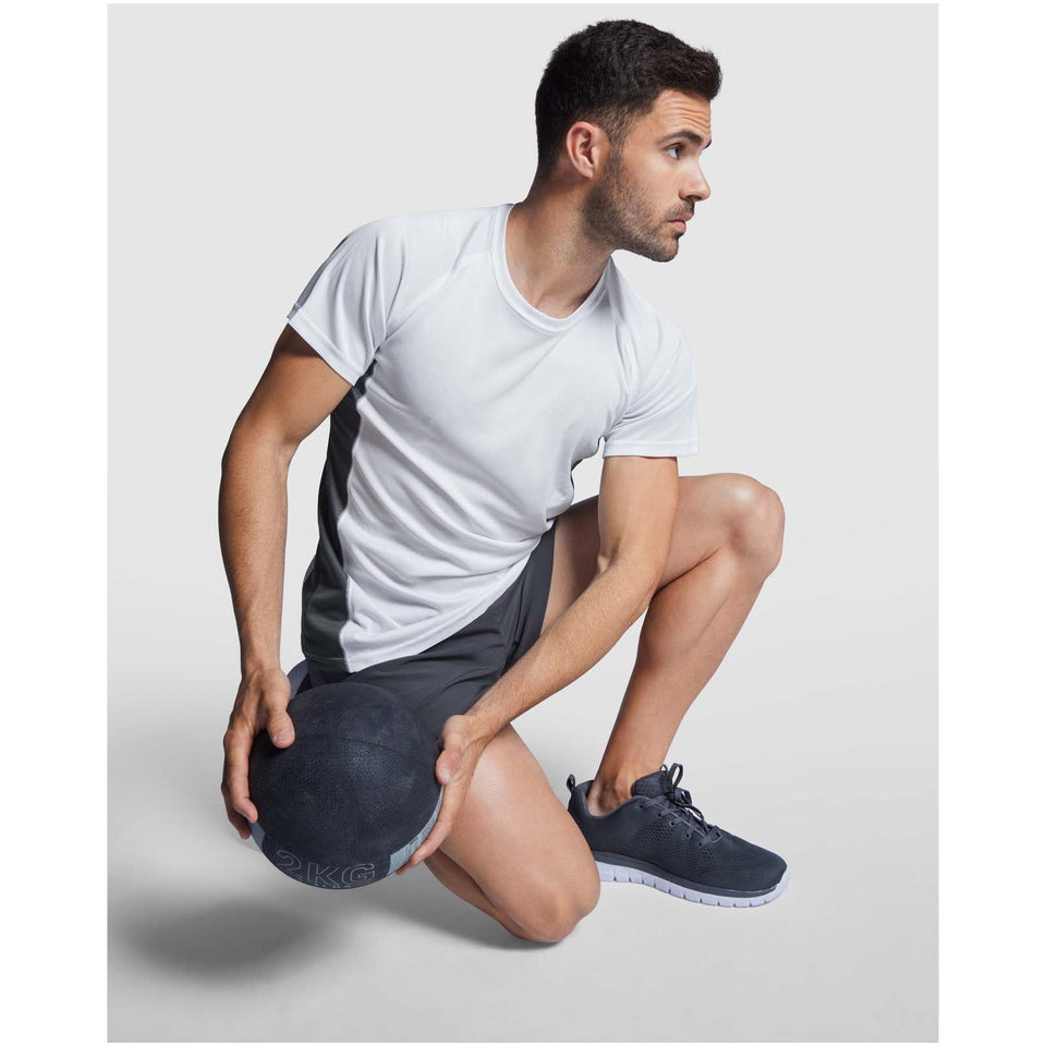 T-shirt sportiva a maniche corte da uomo Shanghai personalizzato con logo - Pubblienne
