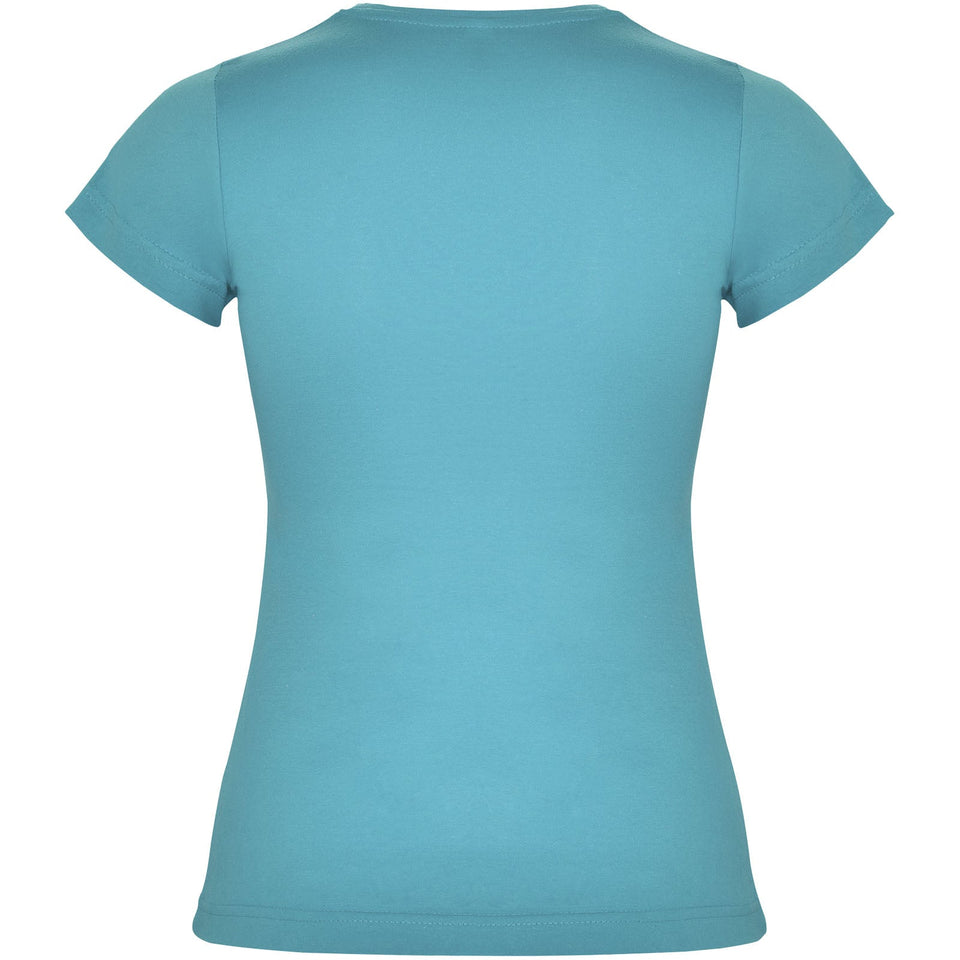 T-shirt a maniche corte da donna Jamaica personalizzato con logo - Pubblienne