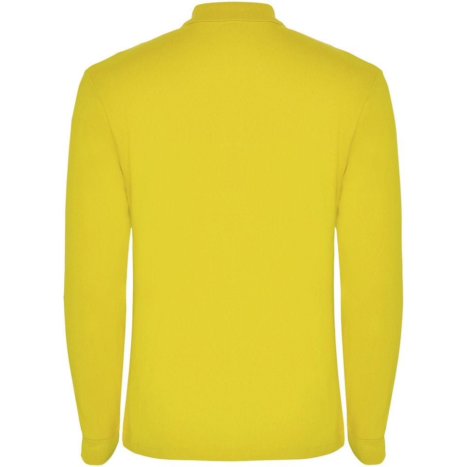 Polo da uomo a maniche lunghe Estrella personalizzato con logo - Pubblienne