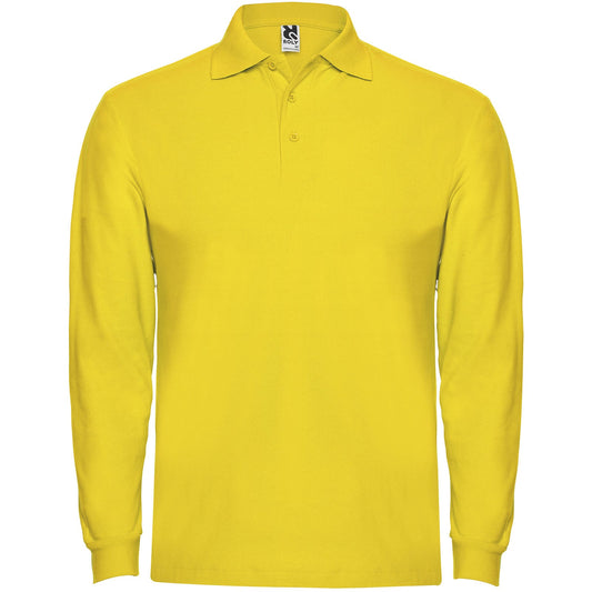 Polo da uomo a maniche lunghe Estrella personalizzato con logo - Pubblienne
