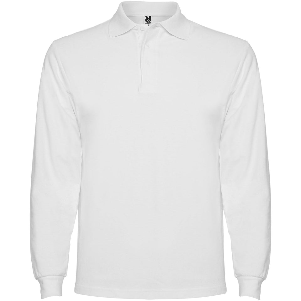 Polo da uomo a maniche lunghe Estrella personalizzato con logo - Pubblienne
