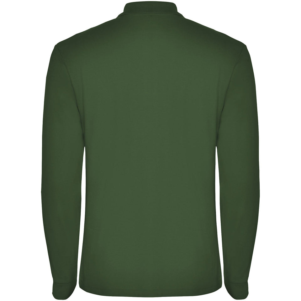 Polo da uomo a maniche lunghe Estrella personalizzato con logo - Pubblienne