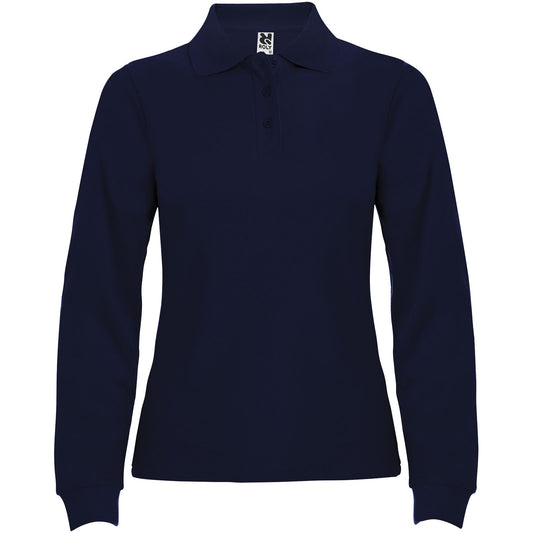 Polo da donna a maniche lunghe Estrella personalizzato con logo - Pubblienne