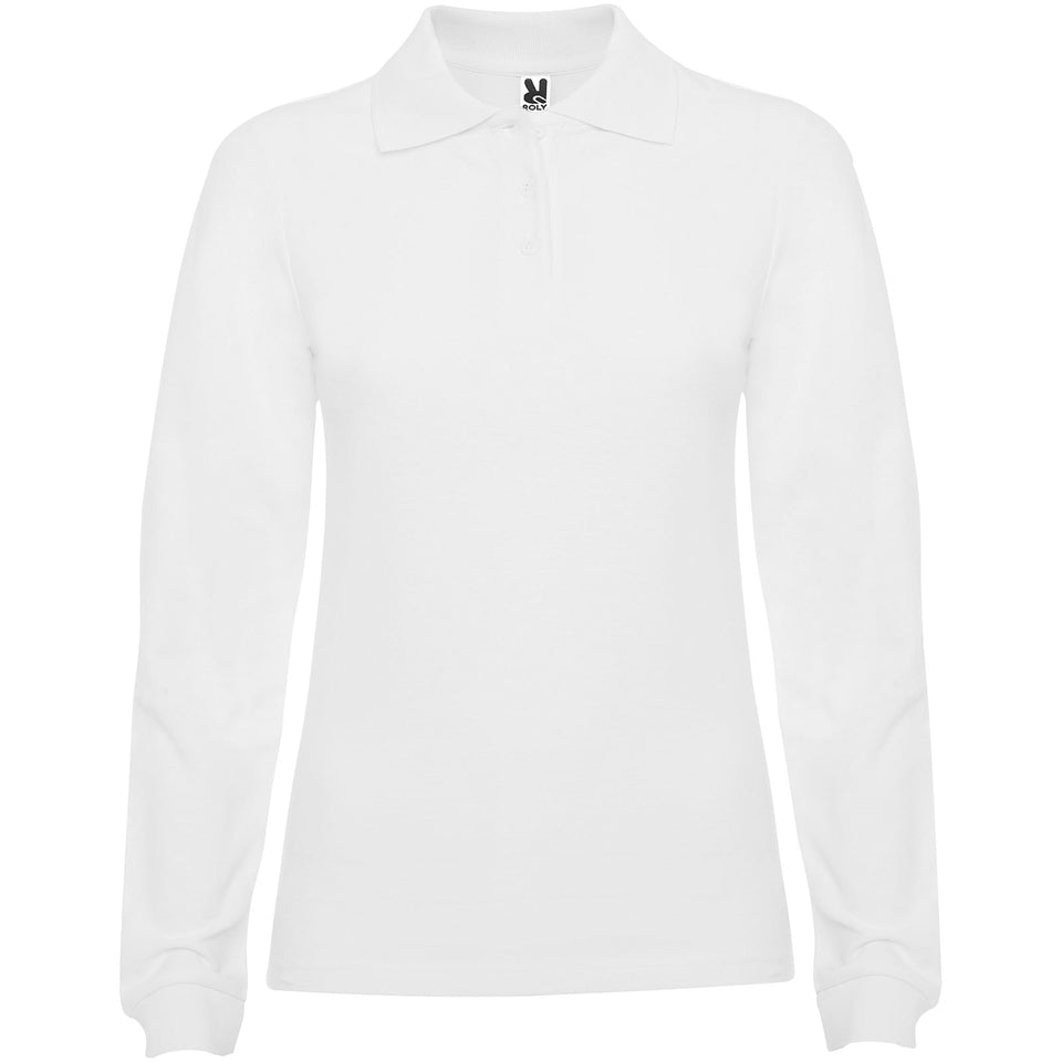 Polo da donna a maniche lunghe Estrella personalizzato con logo - Pubblienne
