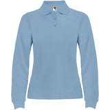 Polo da donna a maniche lunghe Estrella personalizzato con logo - Pubblienne