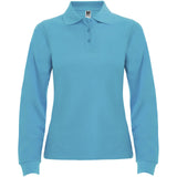 Polo da donna a maniche lunghe Estrella personalizzato con logo - Pubblienne