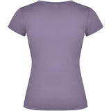 T-shirt a maniche corte con scollo a V da donna Victoria personalizzato con logo - Pubblienne