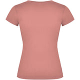 T-shirt a maniche corte con scollo a V da donna Victoria personalizzato con logo - Pubblienne