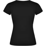 T-shirt a maniche corte con scollo a V da donna Victoria personalizzato con logo - Pubblienne