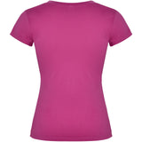 T-shirt a maniche corte con scollo a V da donna Victoria personalizzato con logo - Pubblienne