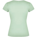 T-shirt a maniche corte con scollo a V da donna Victoria personalizzato con logo - Pubblienne
