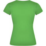 T-shirt a maniche corte con scollo a V da donna Victoria personalizzato con logo - Pubblienne