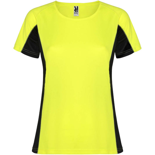 T-shirt sportiva a maniche corte da donna Shanghai personalizzato con logo - Pubblienne