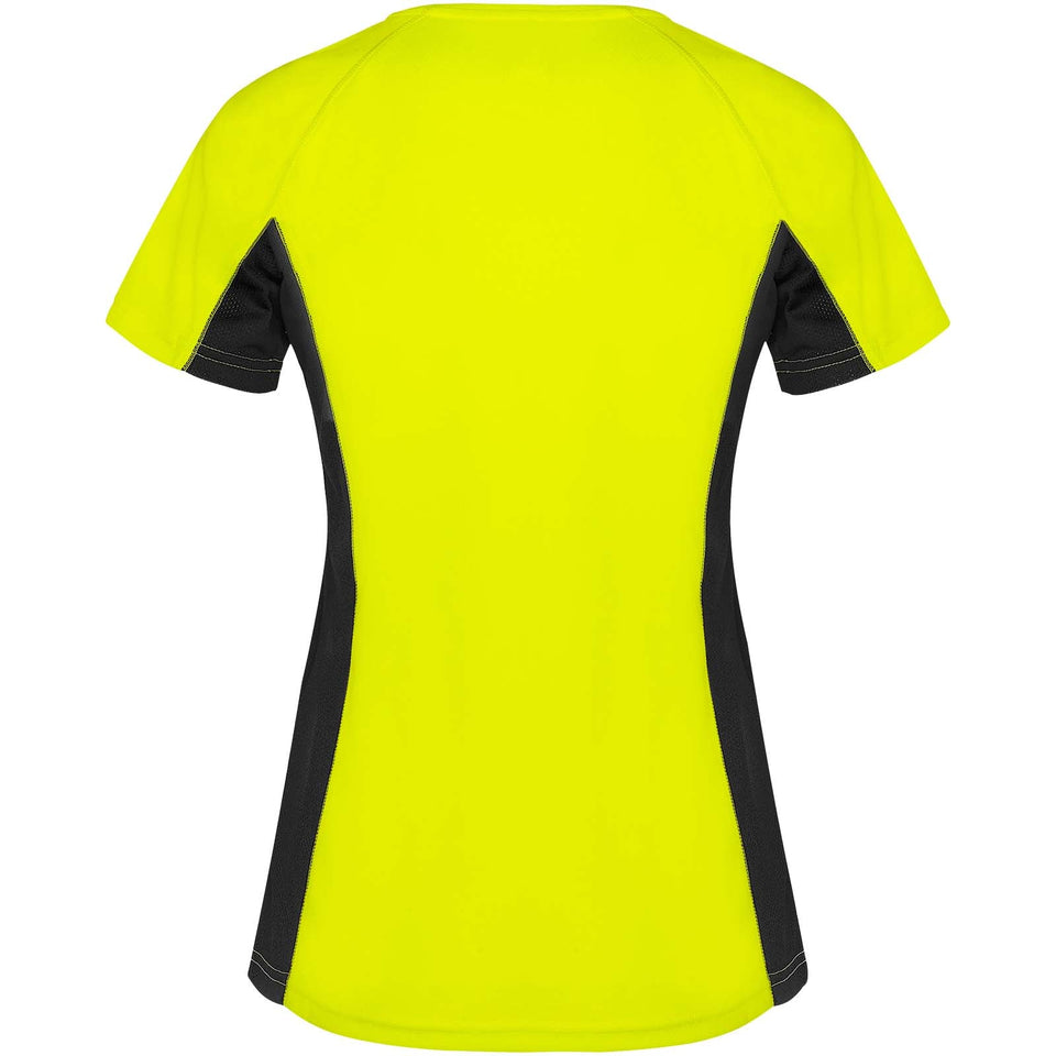 T-shirt sportiva a maniche corte da donna Shanghai personalizzato con logo - Pubblienne