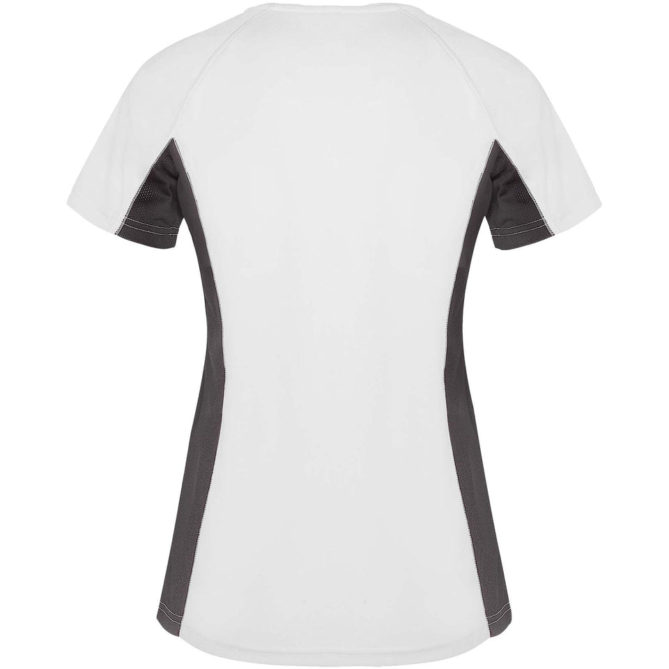 T-shirt sportiva a maniche corte da donna Shanghai personalizzato con logo - Pubblienne