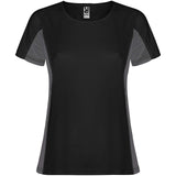 T-shirt sportiva a maniche corte da donna Shanghai personalizzato con logo - Pubblienne