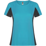T-shirt sportiva a maniche corte da donna Shanghai personalizzato con logo - Pubblienne
