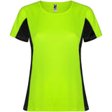 T-shirt sportiva a maniche corte da donna Shanghai personalizzato con logo - Pubblienne