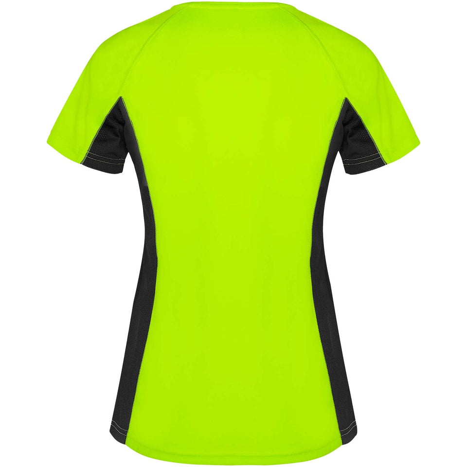 T-shirt sportiva a maniche corte da donna Shanghai personalizzato con logo - Pubblienne