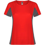 T-shirt sportiva a maniche corte da donna Shanghai personalizzato con logo - Pubblienne