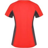 T-shirt sportiva a maniche corte da donna Shanghai personalizzato con logo - Pubblienne