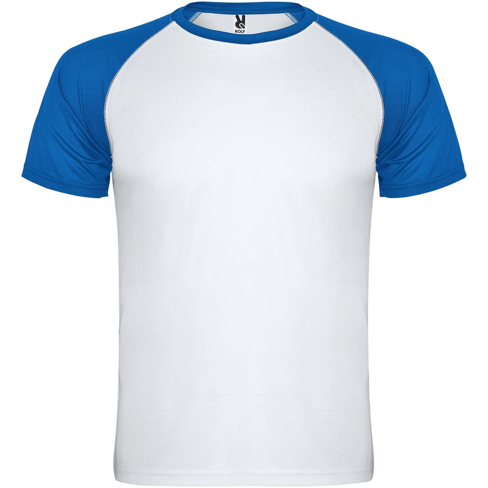 T-shirt sportiva a maniche corte unisex Indianapolis personalizzato con logo - Pubblienne