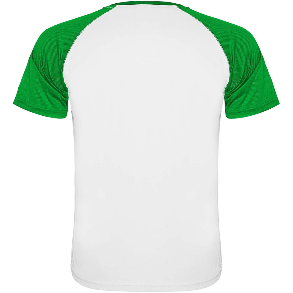 T-shirt sportiva a maniche corte unisex Indianapolis personalizzato con logo - Pubblienne
