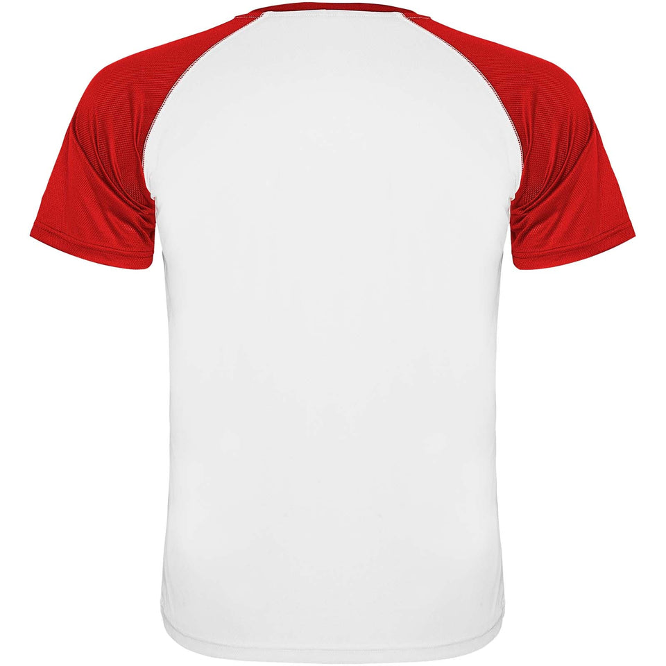 T-shirt sportiva a maniche corte unisex Indianapolis personalizzato con logo - Pubblienne