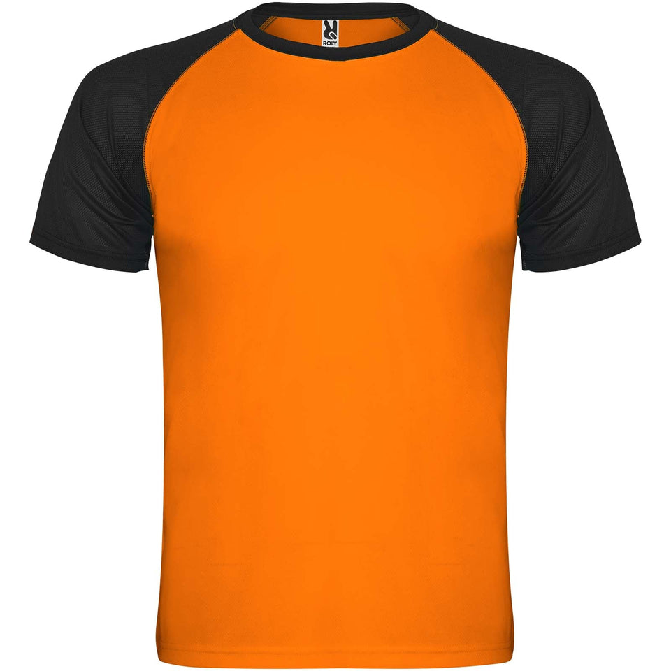 T-shirt sportiva a maniche corte unisex Indianapolis personalizzato con logo - Pubblienne