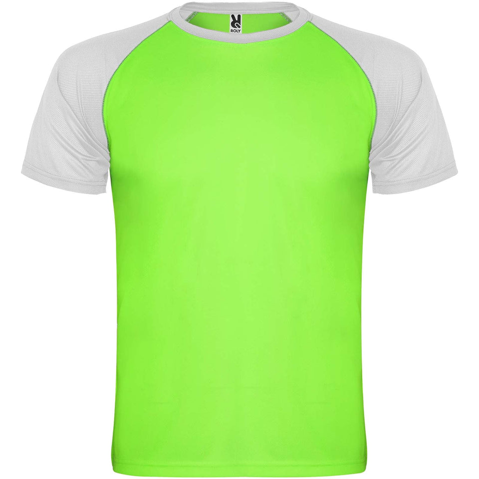 T-shirt sportiva a maniche corte unisex Indianapolis personalizzato con logo - Pubblienne