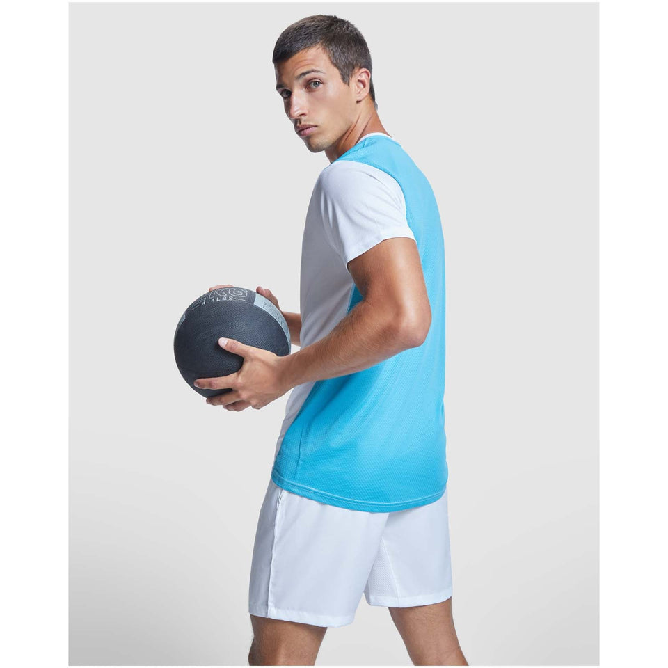 T-shirt sportiva a maniche corte unisex Detroit personalizzato con logo - Pubblienne