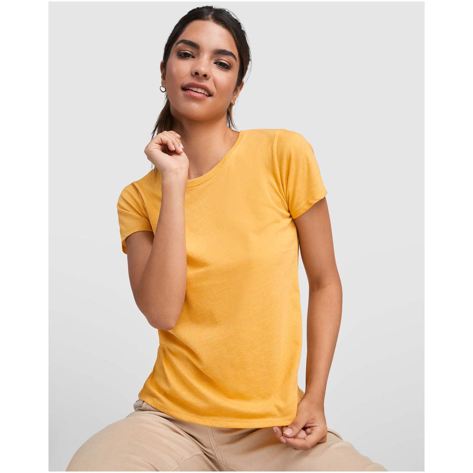 T-shirt a maniche corte da donna Fox personalizzato con logo - Pubblienne
