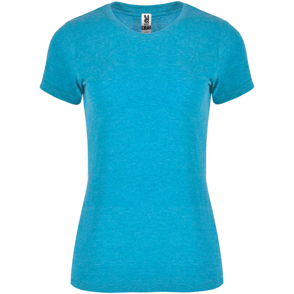 T-shirt a maniche corte da donna Fox personalizzato con logo - Pubblienne