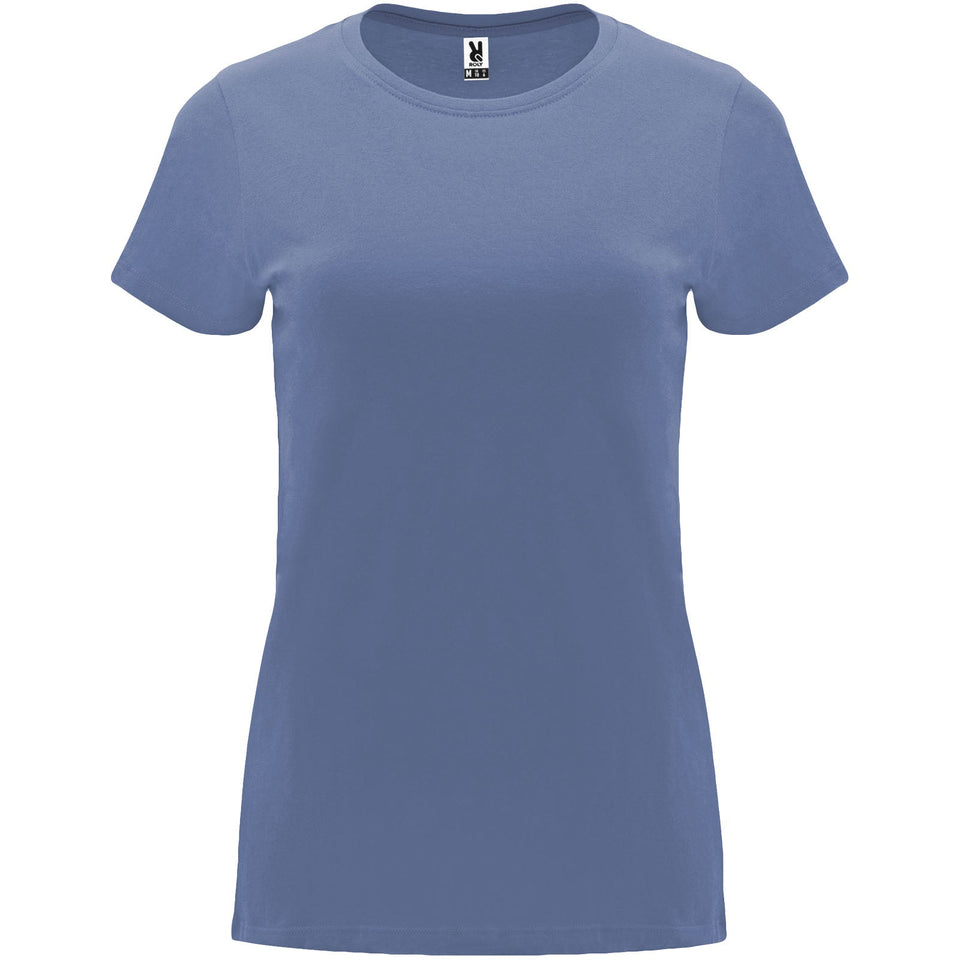 T-shirt a maniche corte da donna Capri personalizzato con logo - Pubblienne