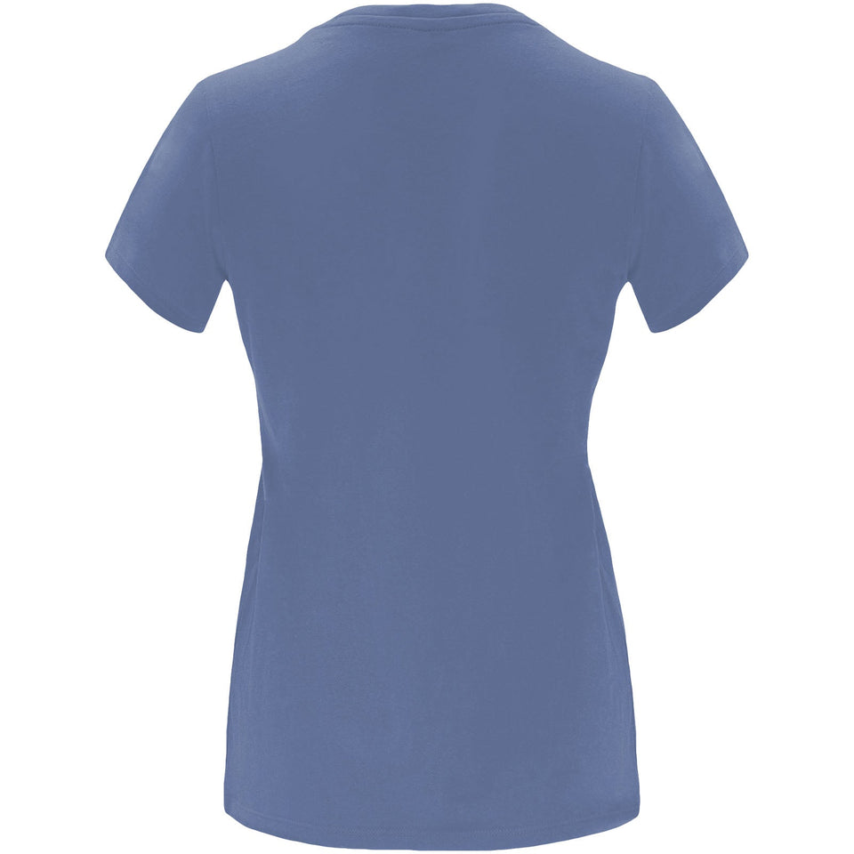 T-shirt a maniche corte da donna Capri personalizzato con logo - Pubblienne