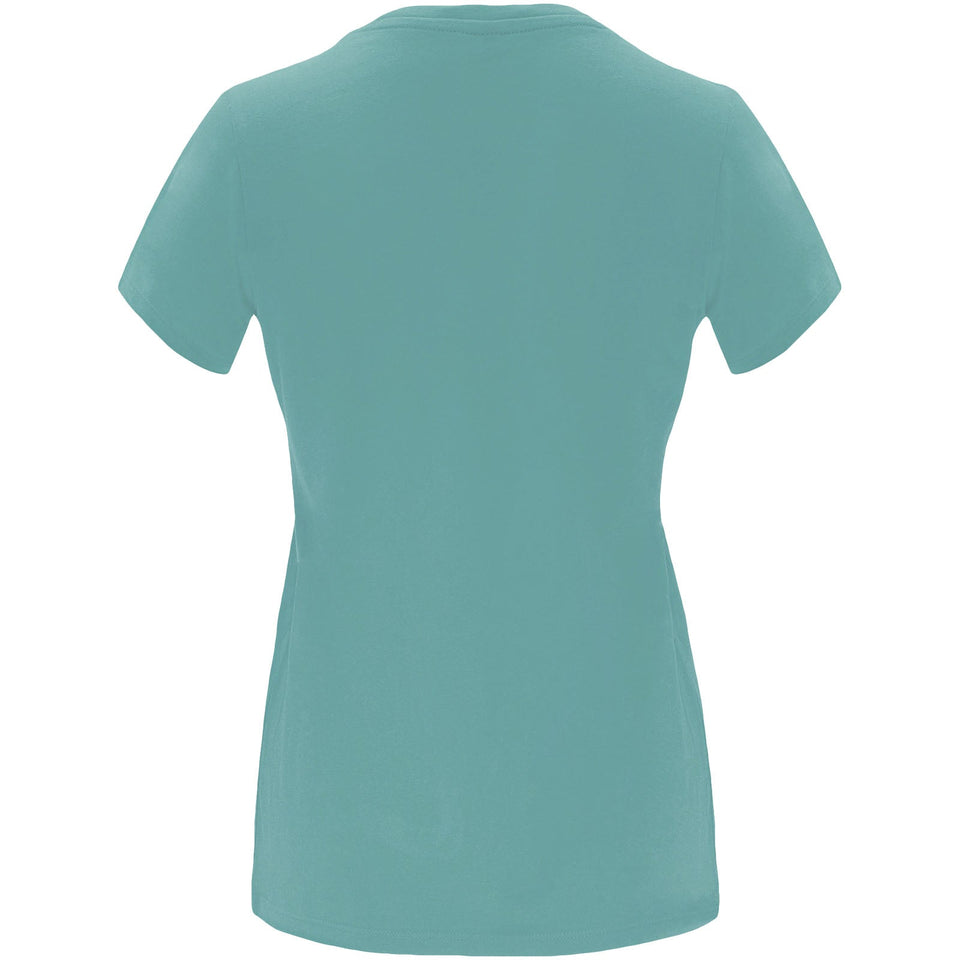 T-shirt a maniche corte da donna Capri personalizzato con logo - Pubblienne