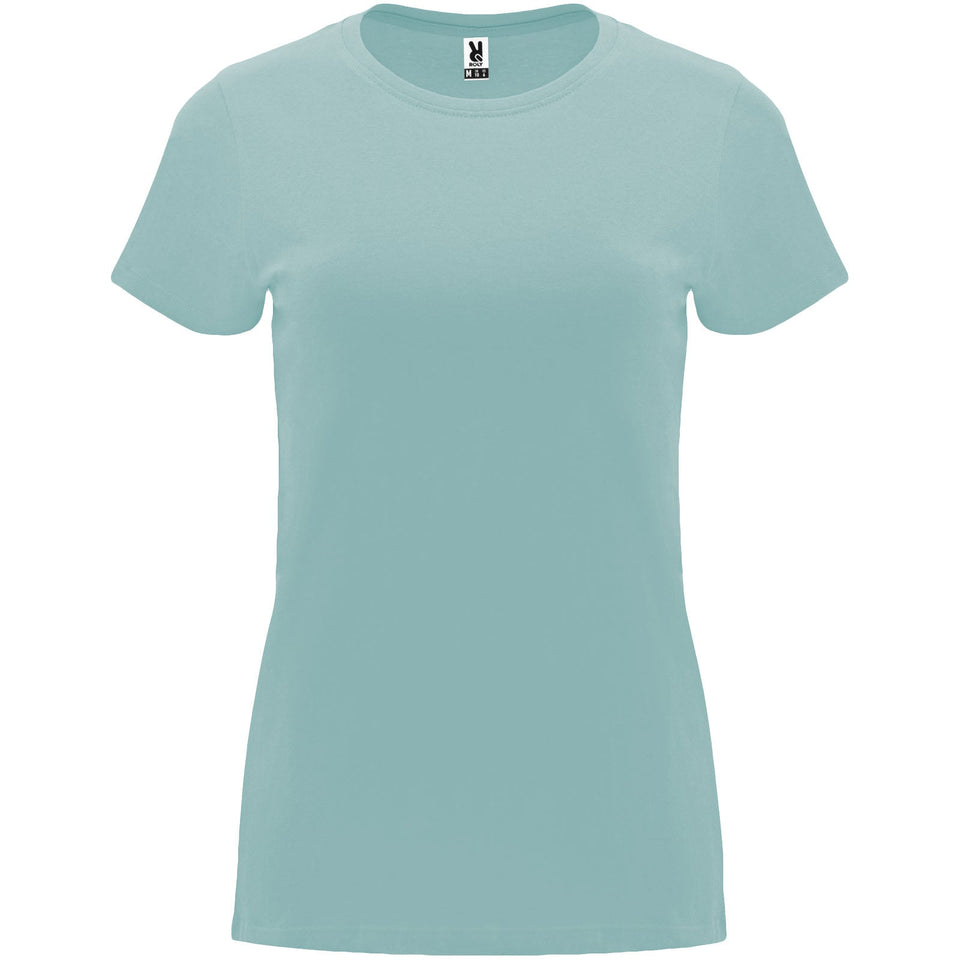 T-shirt a maniche corte da donna Capri personalizzato con logo - Pubblienne