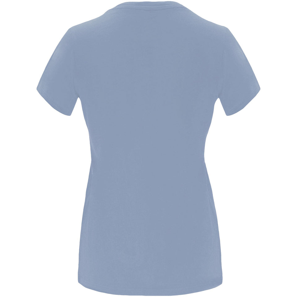 T-shirt a maniche corte da donna Capri personalizzato con logo - Pubblienne