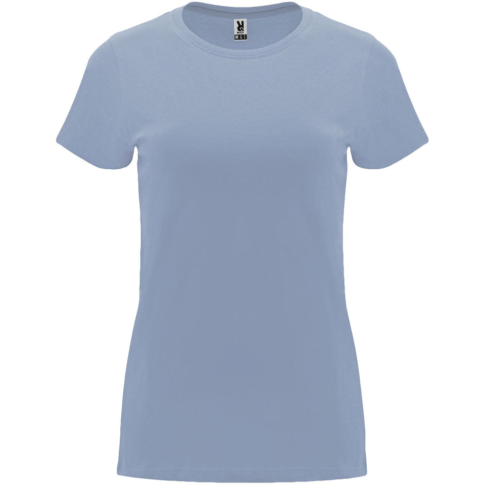 T-shirt a maniche corte da donna Capri personalizzato con logo - Pubblienne