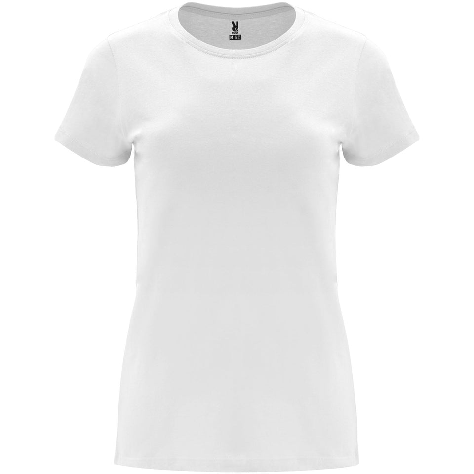 T-shirt a maniche corte da donna Capri personalizzato con logo - Pubblienne