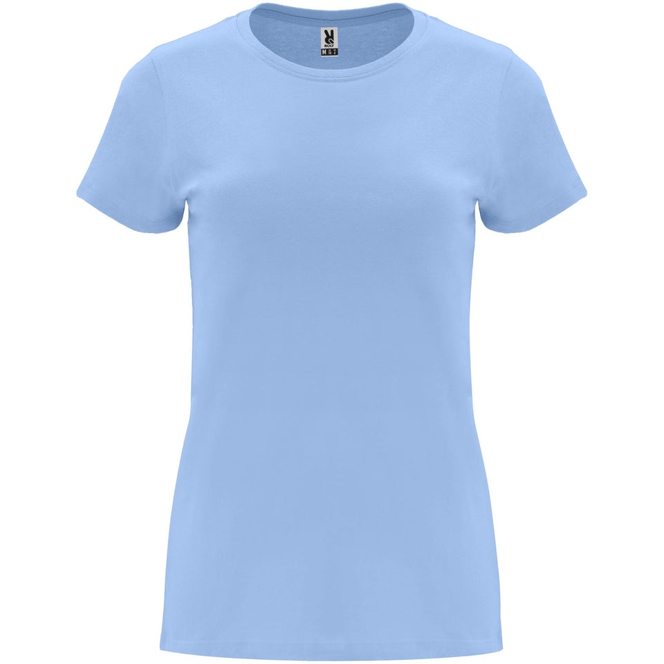 T-shirt a maniche corte da donna Capri personalizzato con logo - Pubblienne