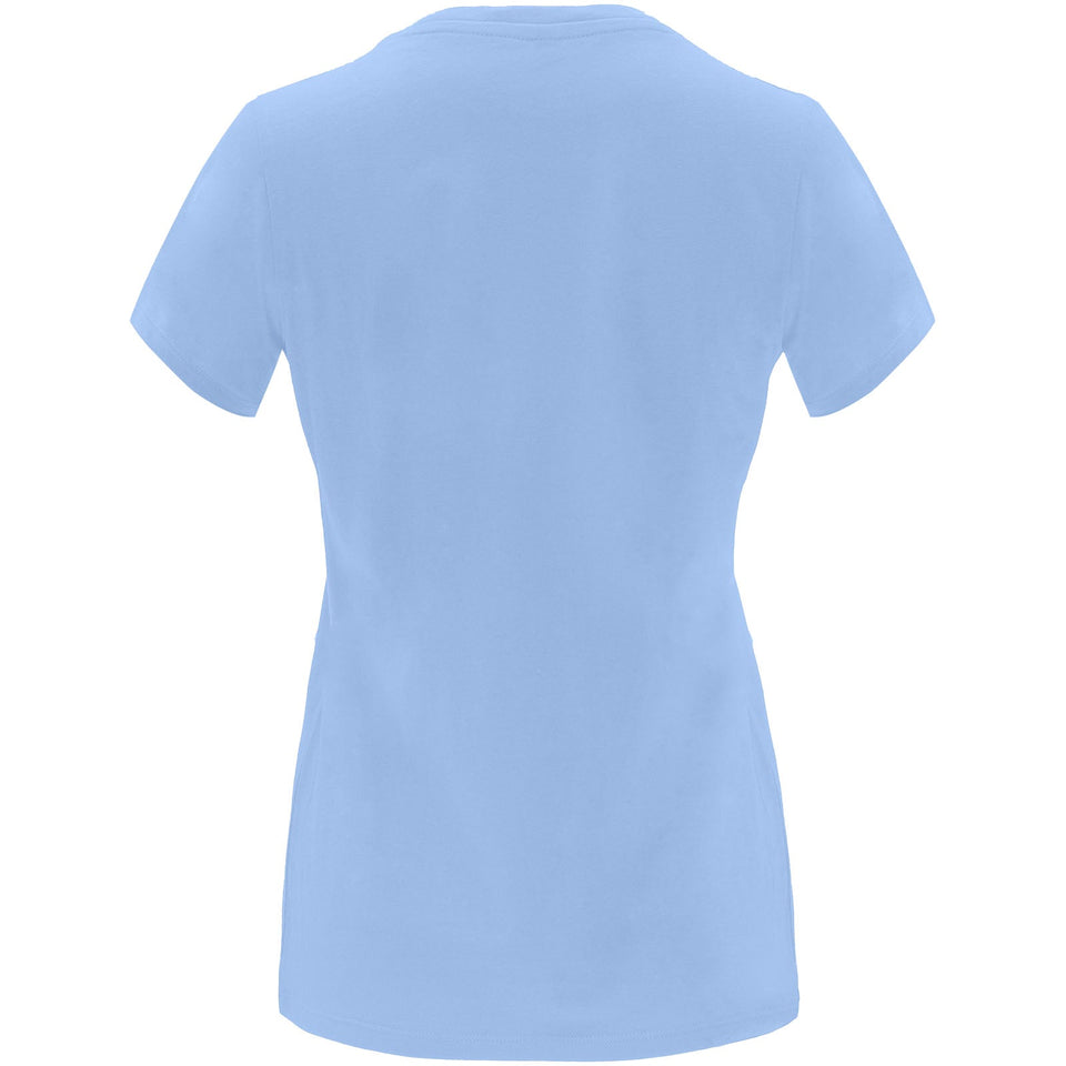 T-shirt a maniche corte da donna Capri personalizzato con logo - Pubblienne