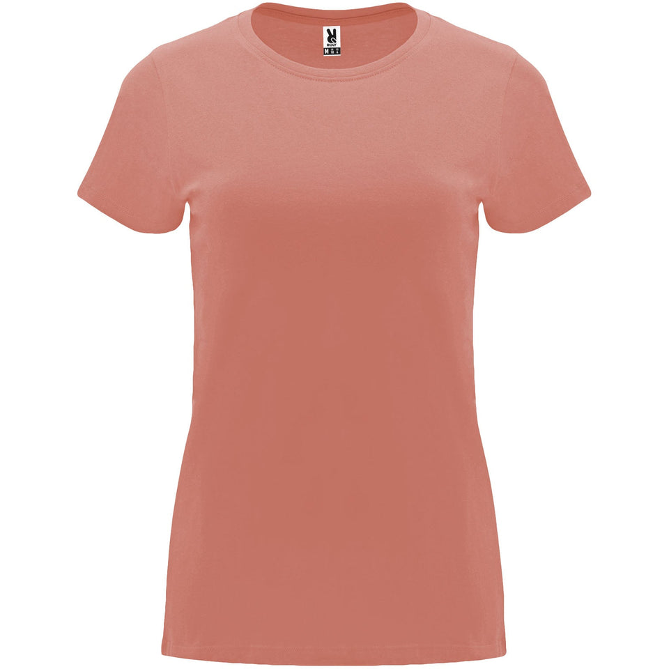 T-shirt a maniche corte da donna Capri personalizzato con logo - Pubblienne