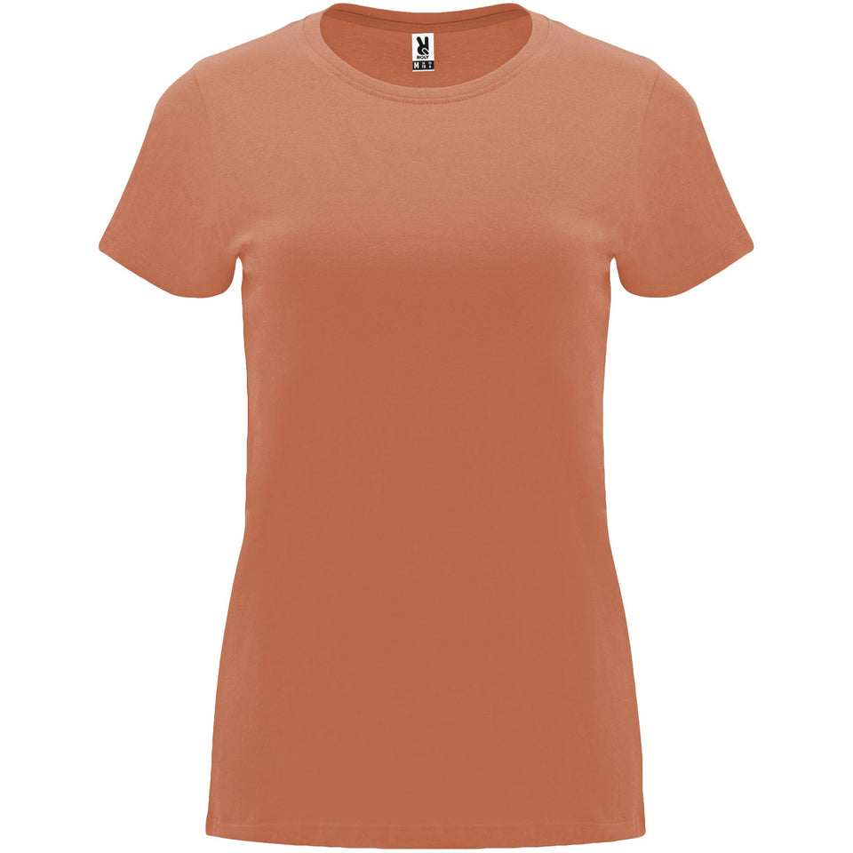T-shirt a maniche corte da donna Capri personalizzato con logo - Pubblienne