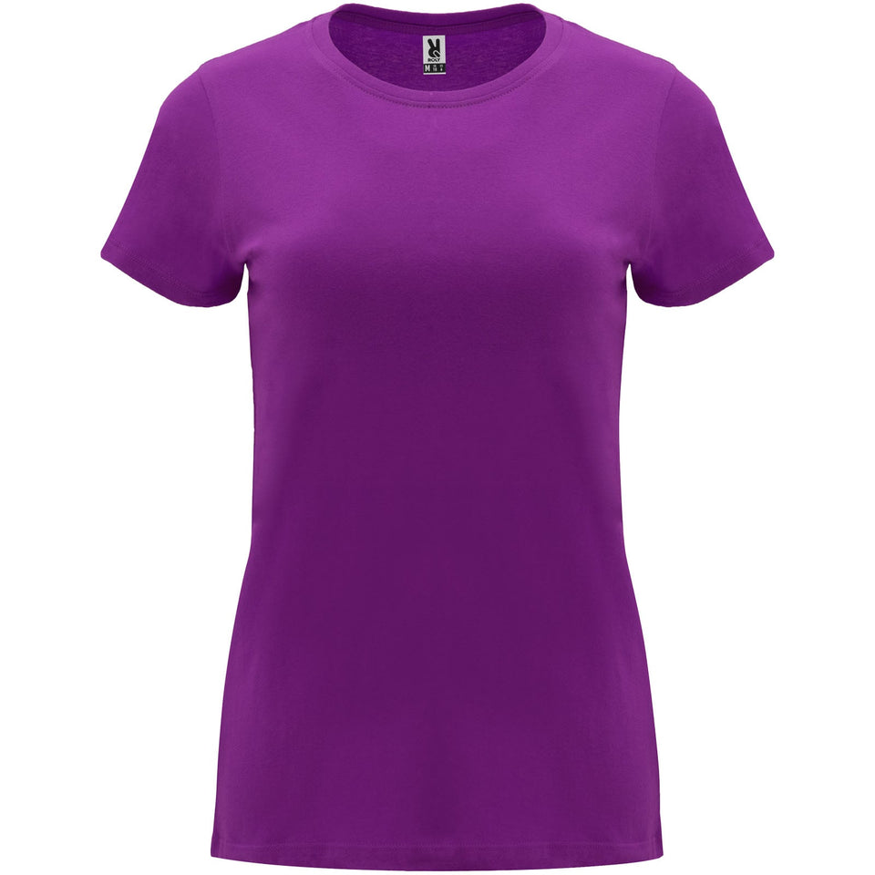 T-shirt a maniche corte da donna Capri personalizzato con logo - Pubblienne