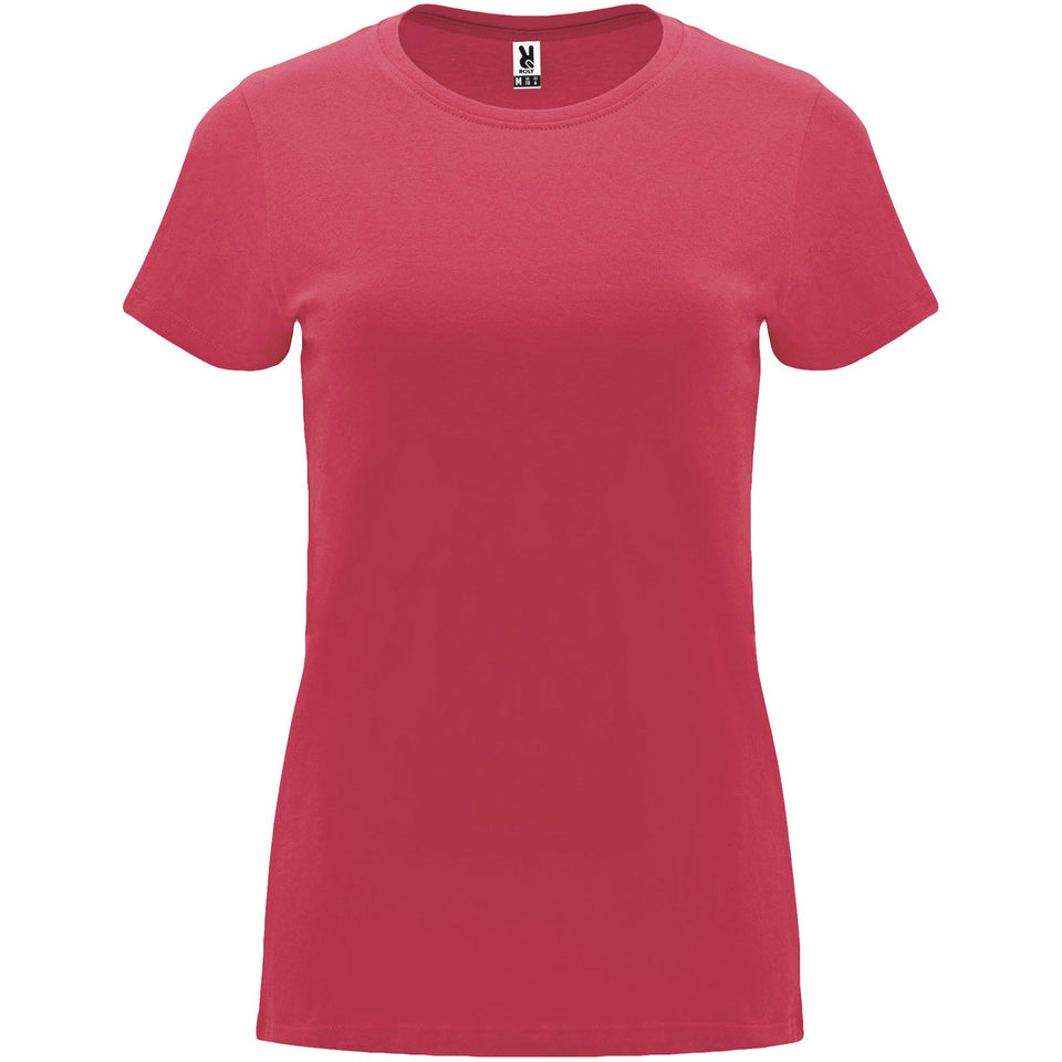 T-shirt a maniche corte da donna Capri personalizzato con logo - Pubblienne