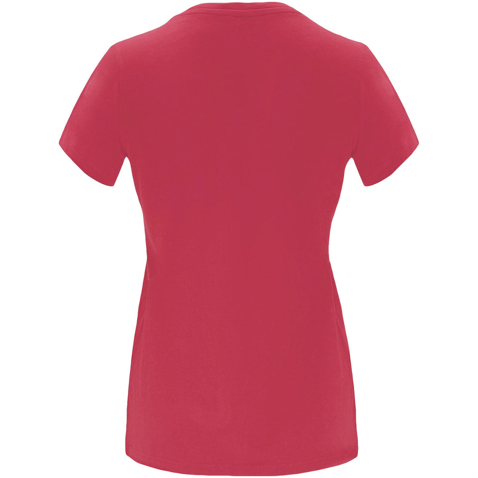 T-shirt a maniche corte da donna Capri personalizzato con logo - Pubblienne