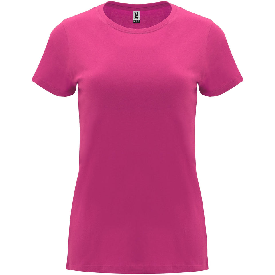 T-shirt a maniche corte da donna Capri personalizzato con logo - Pubblienne