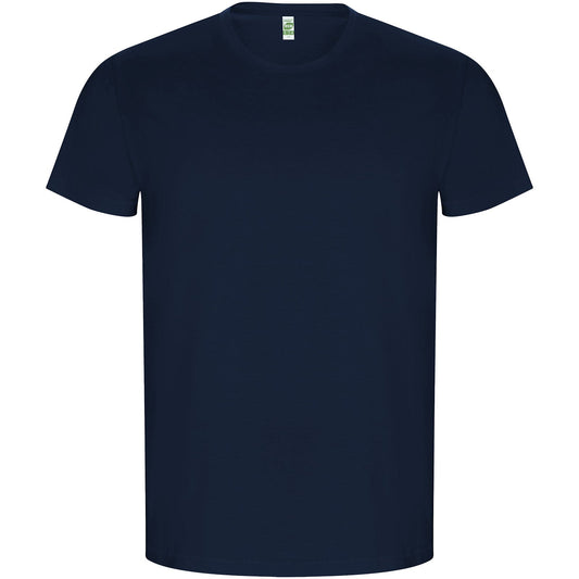 T-shirt a maniche corte da uomo Golden personalizzato con logo - Pubblienne