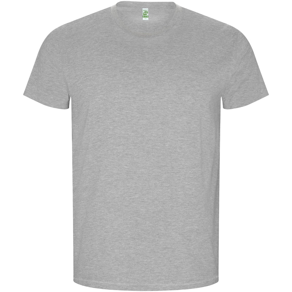 T-shirt a maniche corte da uomo Golden personalizzato con logo - Pubblienne